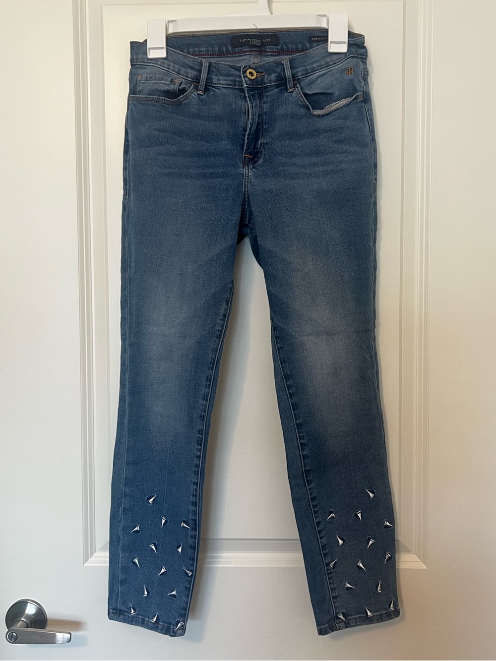 Tommy Hilfiger Greenwich Ankle Sailboat embroidered size 6